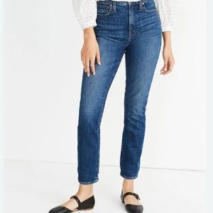 Madewell womens high rise slim boyjean